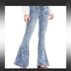 We The Free Dream Lover Printed Flare Jeans